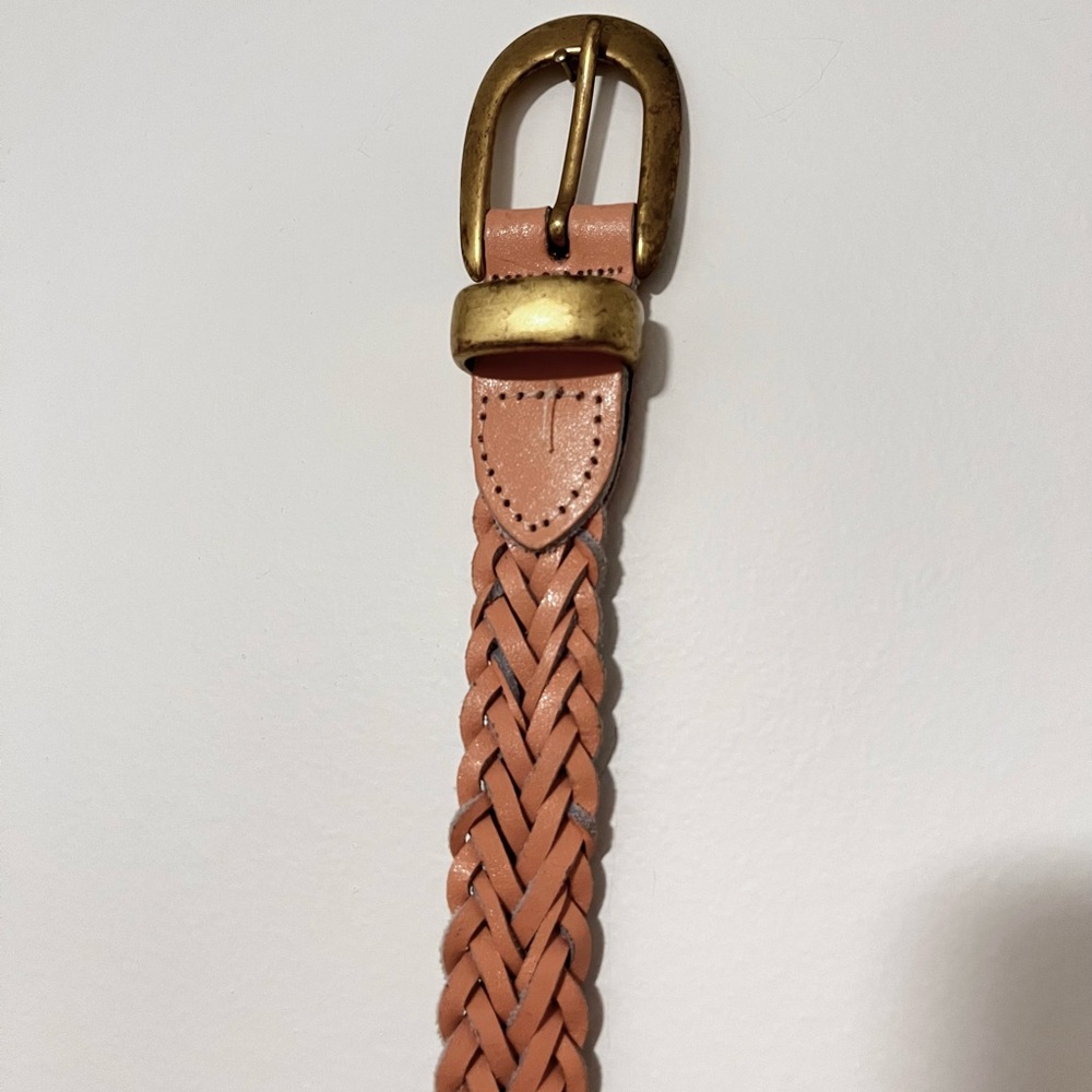BRAIDED LEATHER BELT